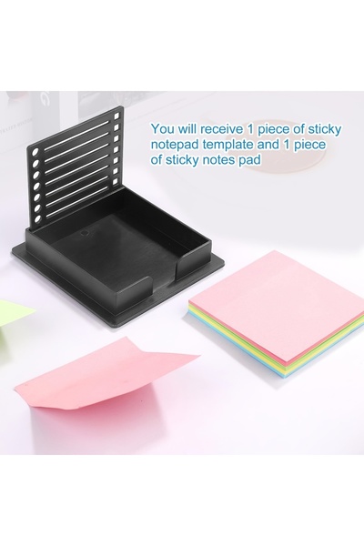 Choice bqh-black 1Pc note holder with template Post It Note Template for quick marking of note boxes