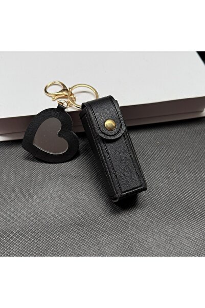 Choice Keychain StyleA Portable leather lipstick wrap makeup bag lip balm pac...