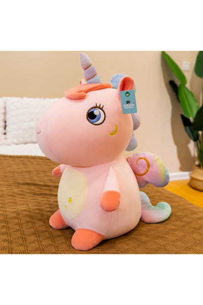 Choice 25cm MR--215 Cute Unicorn Plush Animal Sitting Horse Plush Toy Decorat...