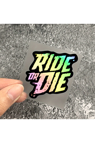 Choice 2PCS-2 2PCS RIDE OR DIE Bicycle Sticker - Waterproof Sunscreen Sticker for Road Bike Head Tube, Colo