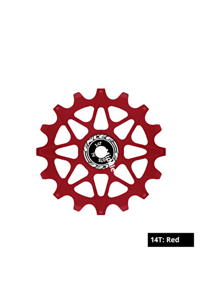 Choice محول سرعات خلفي للدراجات من TaoCi 14TRed ENLEE، مزود بعجلة توجيه سيراميكية ذات أسنان موجبة وسالبة، مناسب للدراجات الجبلية