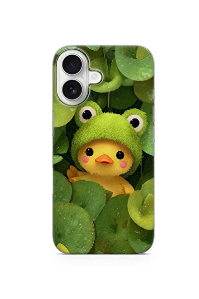 lelia حافظة هاتف شفافة متوافقة مع آيفون 16 بلس مطبوع |   المجموعة: حيوانات لطيفة