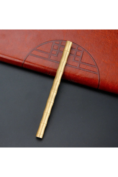 Choice Matte-Gold New High Quality Luxury Bamboo Type Metal Brass Pen Neutral...
