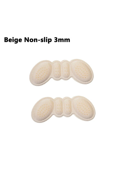 Choice 1 pair eige Non-slip 3mm Heel Pads for Shoes Heel Grips for Womens Shoes HeelPads for shoes Anti-Sli