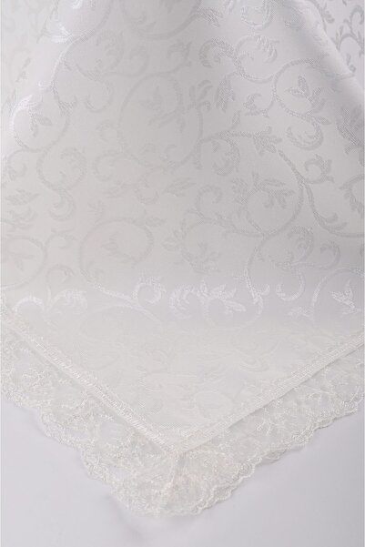 Bella Home مفرش طاولة Kdk Dertsiz مقاس 160x220 مزخرف بالدانتيل