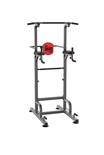Alcoach Pull-Up Bar Standing Training Device Fitness Dip Station Power Tower Freestanding Home HM-8