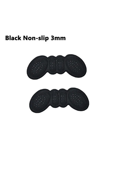 Choice 1 pair Black Non-slip 3mm Heel Pads for Shoes Heel Grips for Womens Shoes HeelPads for shoes Anti-Sl