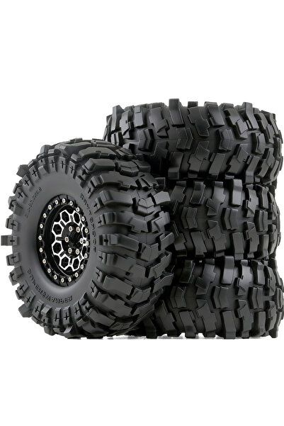 Choice طقم إطارات وعجلات RS450 2.2 RC Crawler، 4 قطع، جنوط Beadlock، طقم إطار...