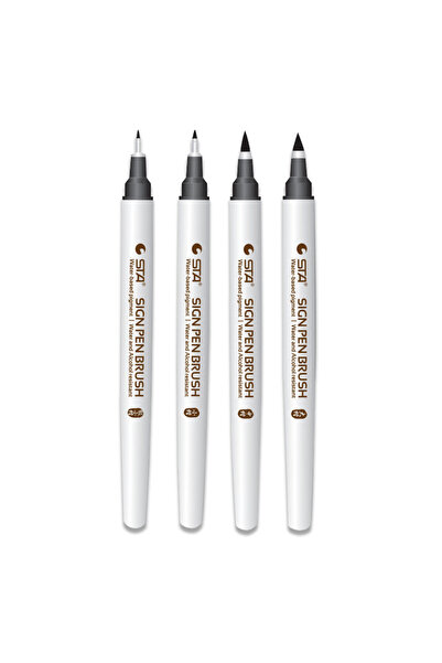 Choice 4 Pcs Set 4pcs/set Waterproof Calligraphy Pen Soft Brush Sketching Lettering Writing Drawing Art Sup
