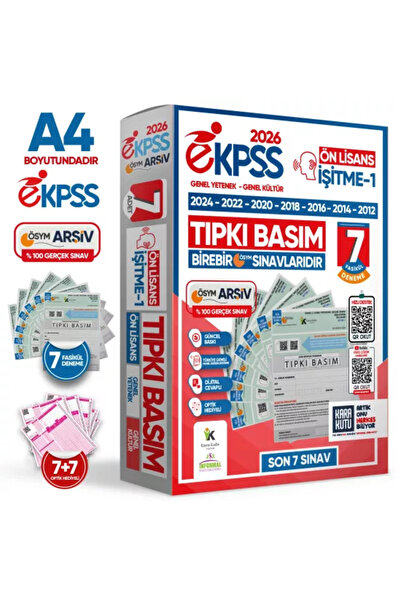 İnformal Yayınları 2026 EKPSS Ön Lisans İşitme-1 ÖSYM Çıkmış Soru Tıpkı Basım...