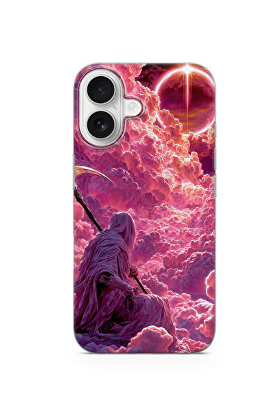 lelia حافظة هاتف شفافة متوافقة مع iPhone 17 مطبوع |   المجموعة: دارك فورس دوم...