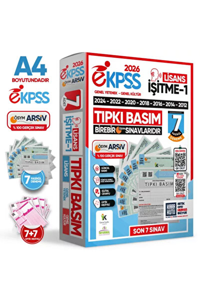 İnformal Yayınları 2026 EKPSS Lisans İşitme-1 ÖSYM Çıkmış Soru Tıpkı Basım So...