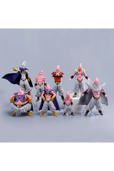 BANDAI مجموعة من 8 قطع من شخصيات دراغون بول زد، شخصيات ماجين بوو، بوو السمين،...