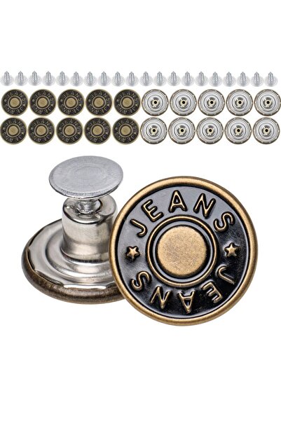 Choice 40pcs Piece Set 20/40 Piece Set Of Jeans With Detachable Button Replac...