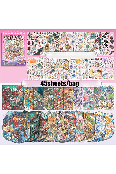 Choice كما هو موضح، مجموعة تيرادو 45 ورقة/كتاب، مجموعة مشاهد مصغرة 6.0 للزينة...