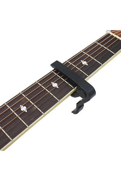 Choice1 كابو أسود من سبائك الزنك، كابو جيتار عالمي من SLADE، مشبك تثبيت مفتاح...