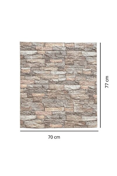 HORECA MARKET Kendinden Yapışkanlı Duvar Kağıdı Panel Strafor Köpük 70x77 Ses...