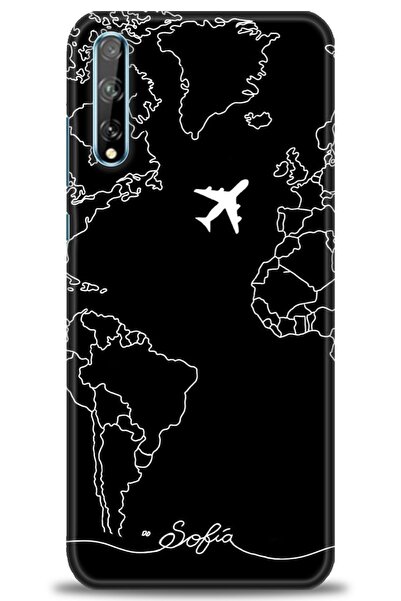 Rulet Aksesuar غطاء متوافق مع هاتف هواوي بي سمارت اس اتش دي مطبوع - غطاء سيلي...