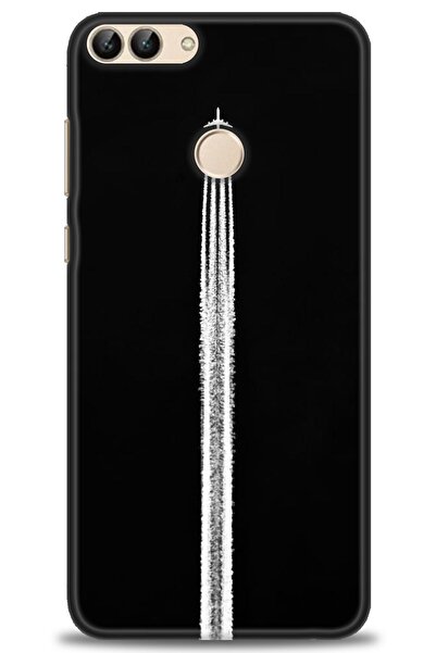 Rulet Aksesuar غطاء متوافق مع هاتف هواوي بي سمارت HD مطبوع - غطاء سيليكون مصم...