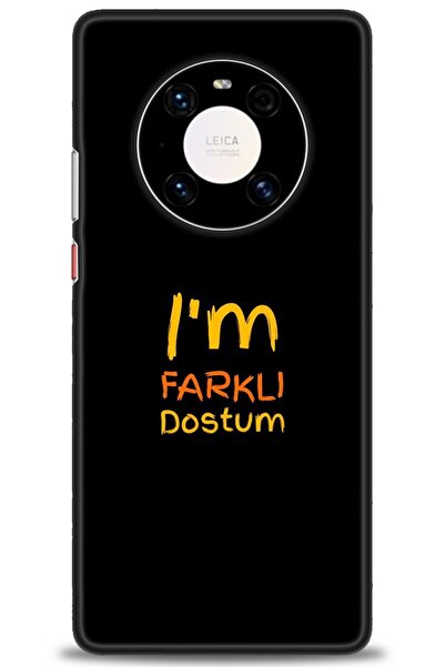 Rulet Aksesuar غطاء متوافق مع هاتف هواوي ميت 40 برو HD مطبوع - غطاء سيليكون م...