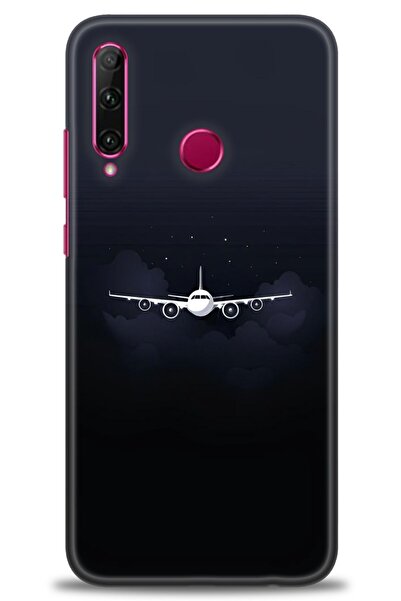 Rulet Aksesuar غطاء متوافق مع هاتف هواوي هونر 20 لايت HD مطبوع - غطاء سيليكون...