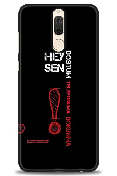 Rulet Aksesuar غطاء متوافق مع هاتف هواوي ميت 10 لايت HD مطبوع - غطاء سيليكون ...