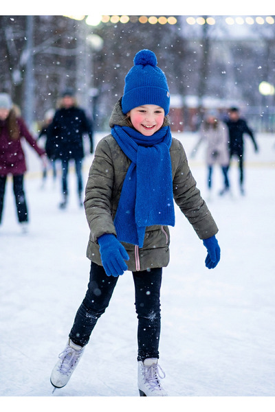 LAGRANZE Premium 8–12 Years Old Children's Winter Accessory Set