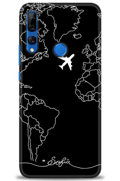 Rulet Aksesuar غطاء متوافق مع هاتف هواوي Y9 برايم 2019 HD مطبوع - غطاء سيليكو...