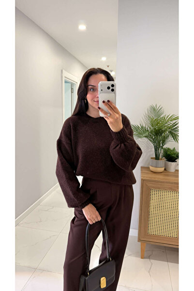 BİRCANÇİL ملابس تريكو بيجرا كوفي قصة فضفاضة