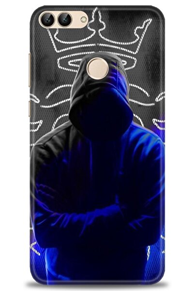 Rulet Aksesuar غطاء متوافق مع هاتف هواوي بي سمارت HD مطبوع - غطاء سيليكون مصم...