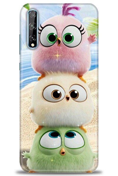 Rulet Aksesuar غطاء متوافق مع هاتف هواوي P Smart S HD مطبوع - غطاء سيليكون مص...