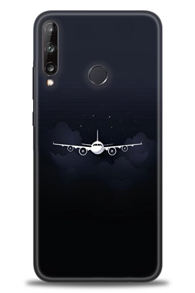 Rulet Aksesuar حافظة متوافقة مع هاتف هواوي P40 Lite E + واقي شاشة من السيرامي...