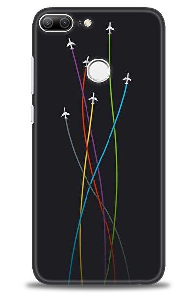 Rulet Aksesuar غطاء متوافق مع هاتف هواوي هونر 9 لايت HD مطبوع - غطاء سيليكون ...