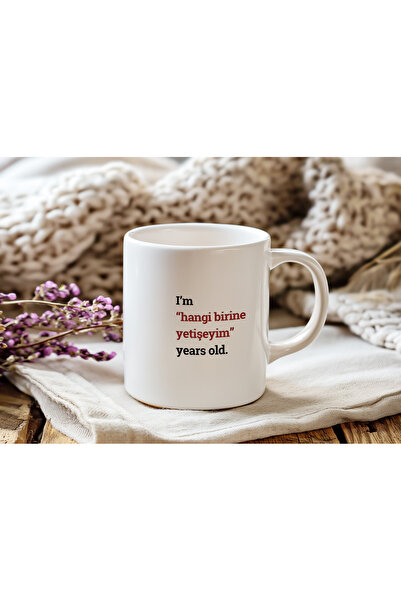 Beramussa Which One Should I Grow up to Be Mug – Funny Coffee Cup with Modern Typography Text Featuring the Theme of Not Growing up