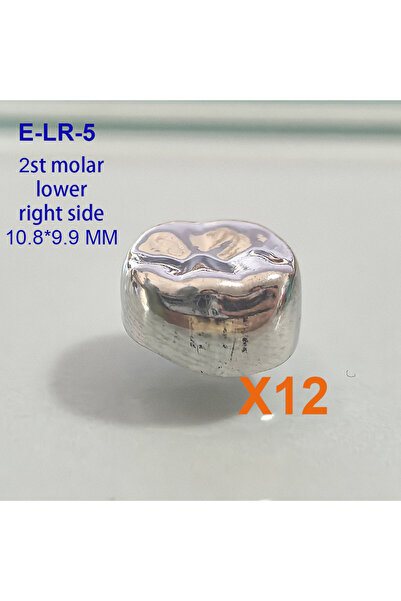 Choice22 مجموعة E-LR-5 من 12 قطعة من التيجان المؤقتة للأسنان E3 E4 E5 D3 D4 D...