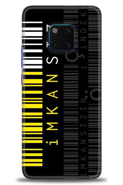 Rulet Aksesuar غطاء متوافق مع هاتف هواوي ميت 20 برو HD مطبوع - غطاء سيليكون م...