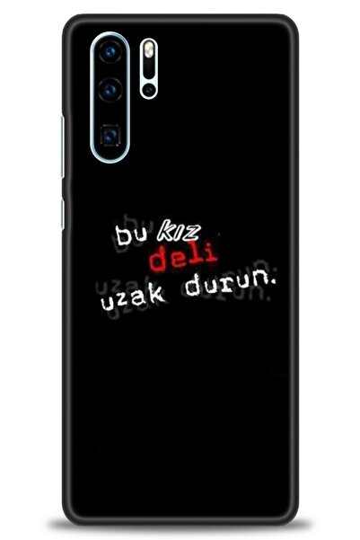 Rulet Aksesuar غطاء متوافق مع هاتف هواوي P30 Pro HD مطبوع - غطاء سيليكون مصمم...