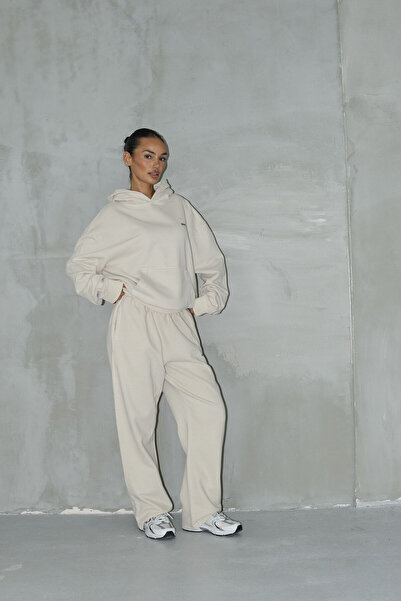 South Coast Kapüşonlu Sweatshirt Ve İnce Kemerli Eşofman Pantolon Takım