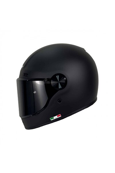 MOTOSPARTAN SWAY SW V6 KAPALI KASK MAT SİYAH RETRO