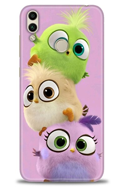 Rulet Aksesuar غطاء متوافق مع هاتف هواوي هونر 8C HD مطبوع - غطاء سيليكون مصمم...