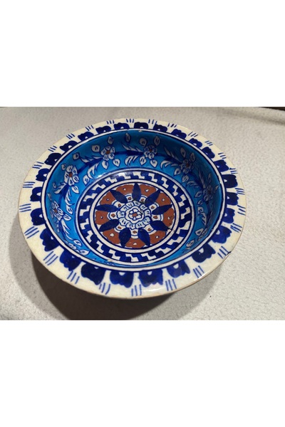 tayfuntufan antika koleksiyon 17.5 cm in Diameter, 6 cm High, Old Kutahya Han...