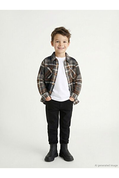 LC Waikiki Plaid Boy's Lumberjack Shirt