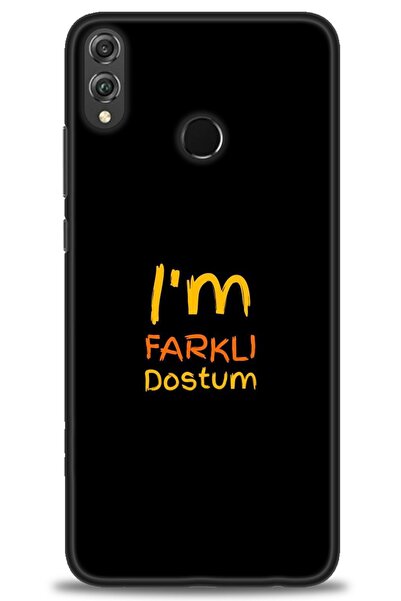 Rulet Aksesuar غطاء متوافق مع هاتف هواوي هونر 8X HD مطبوع - غطاء سيليكون مصمم...