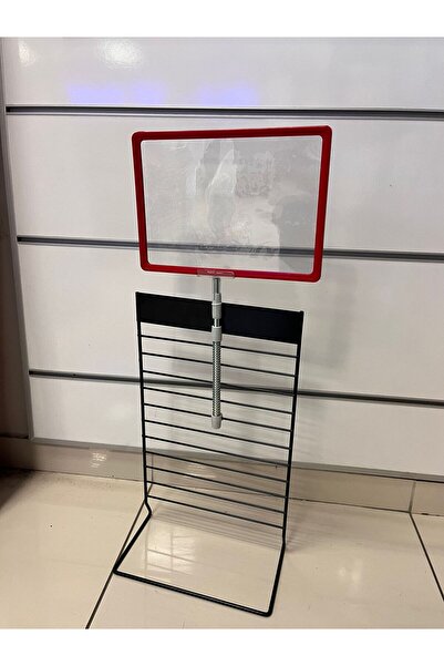 MURAT RAF A4 Çerçeve Ürün Tanıtım Plastik ve Tele Geçen Teleskopik Fiyat Etik...