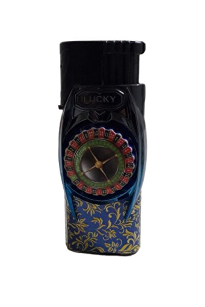 Hunter Manyetolu Stres Çarklı Rulet Masası Temalı Gazlı Pürmüz / Rüzgâr Çakmak