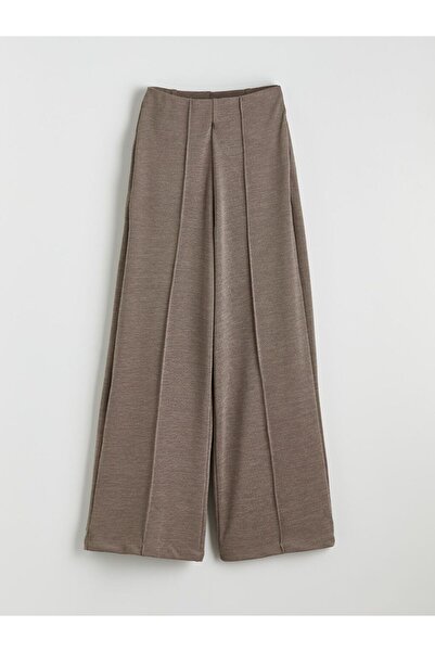 LC Waikiki بنطال نسائي واسع الساق بخصر مطاطي