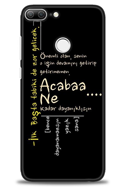 Rulet Aksesuar غطاء متوافق مع هاتف هواوي هونر 9 لايت HD مطبوع - غطاء سيليكون ...