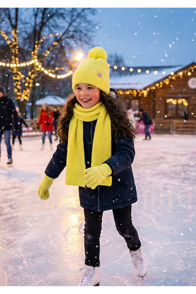 LAGRANZE Premium 8–12 Years Old Children's Winter Accessory Set