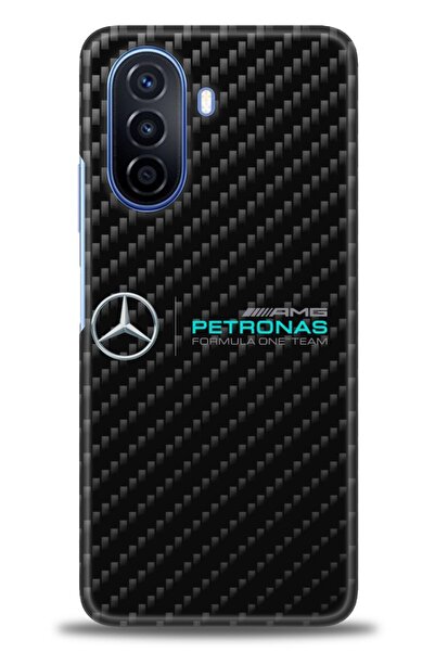 Rulet Aksesuar غطاء متوافق مع هاتف هواوي نوفا Y70 HD مطبوع - غطاء سيليكون مصم...