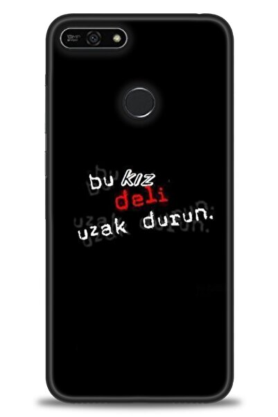 Rulet Aksesuar غطاء متوافق مع هاتف هواوي هونر 7A HD مطبوع - غطاء سيليكون مصمم...